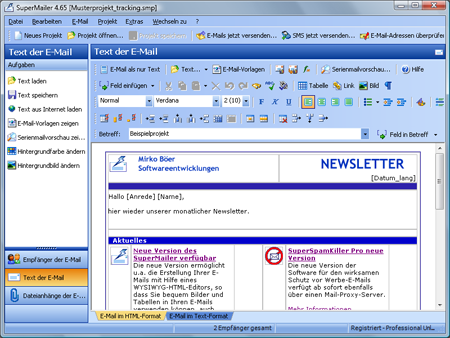 SuperMailer Screenshot SuperMailer Screenshot