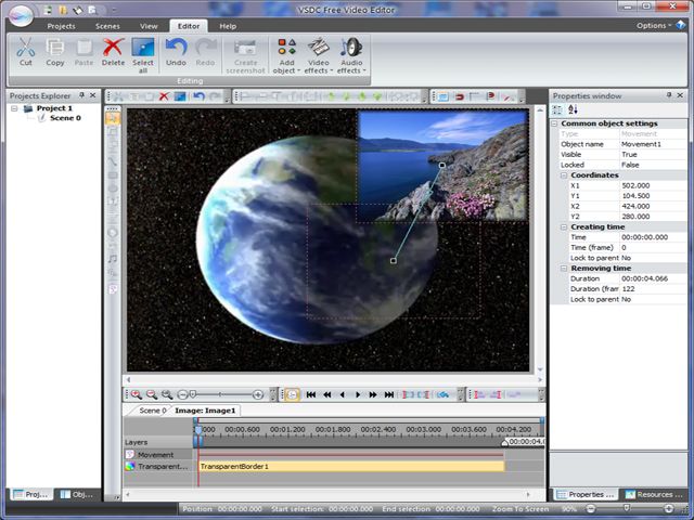 VSDC Free Video Editor Screenshot VSDC Free Video Editor Screenshot