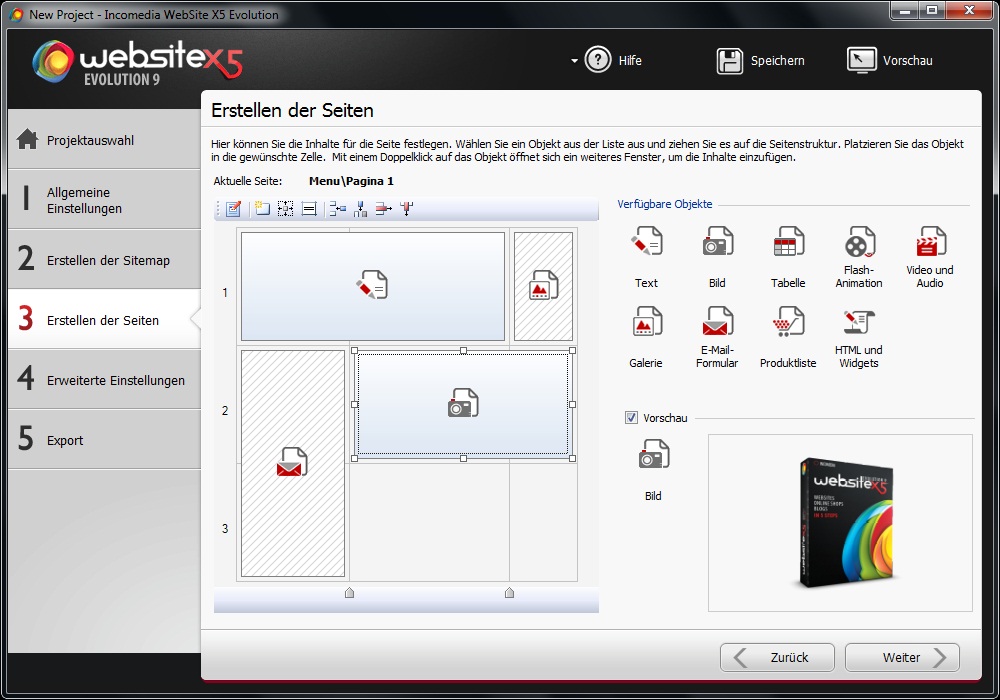WebSite X5 Evolution Screenshot WebSite X5 Evolution Screenshot