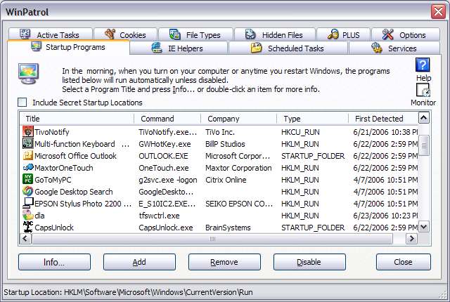 WinPatrol 2013 Screenshot WinPatrol 2013 Screenshot