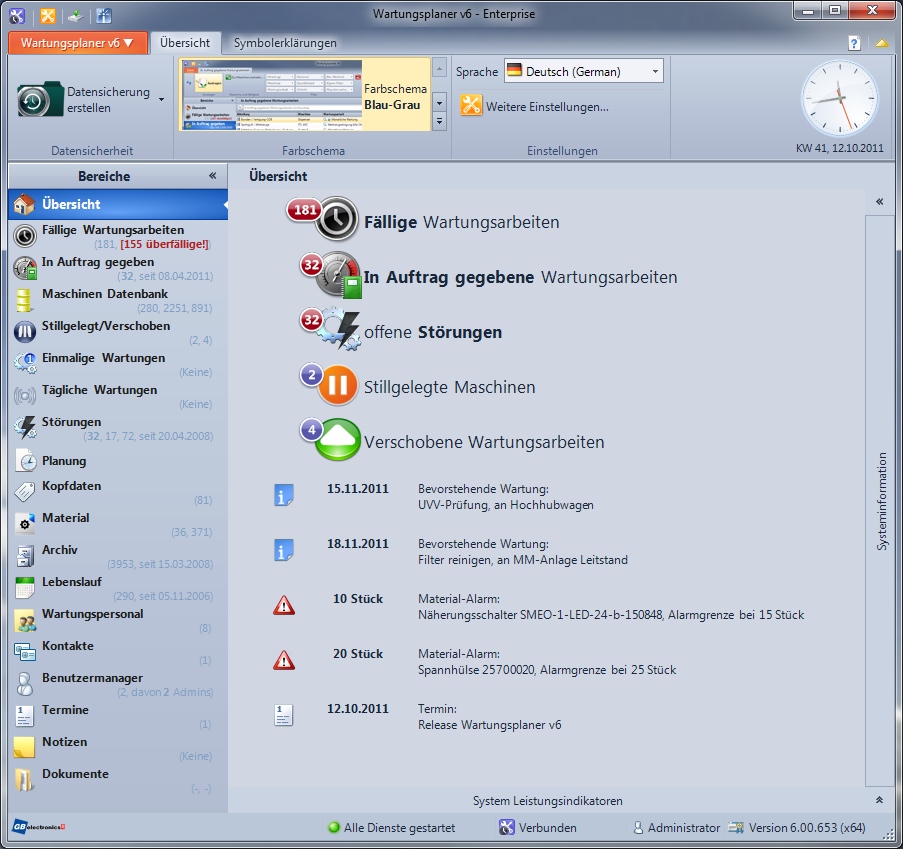 Wartungsplaner v6 Screenshot Wartungsplaner v6 Screenshot